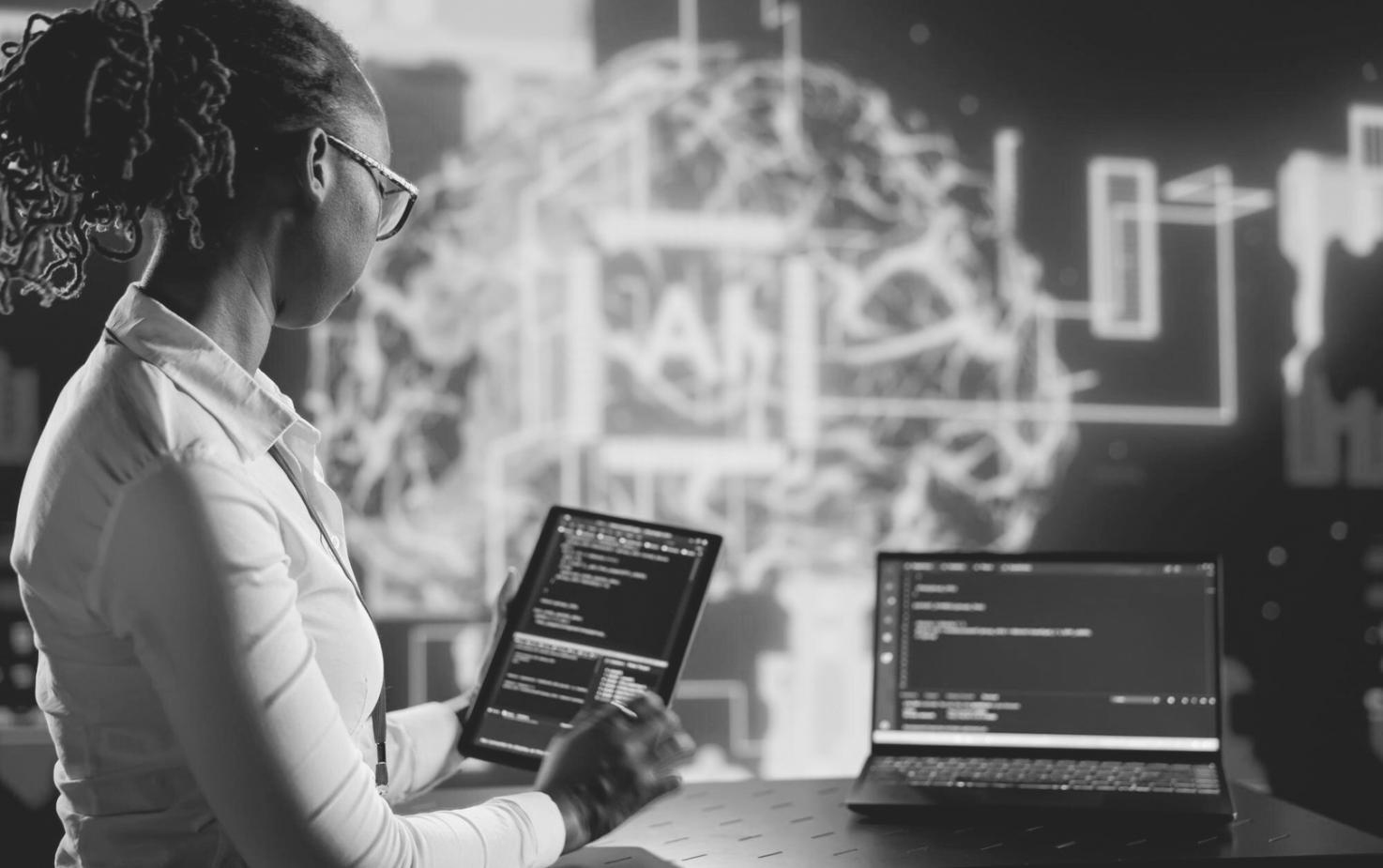 Participants collaborating during blockchain workshop session